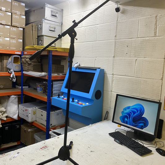 Professional Mic Stand Set with Boom Arm for Studio Recording & Live