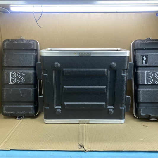 4U Rack Case Shockproof ABS Lockable Universal 19" Stackable Unit Road Studio