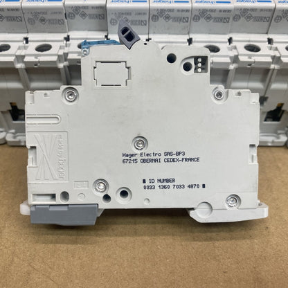 MCB Circuit Breakers Hager Single Pole 140-163A 230/400V Set of 12