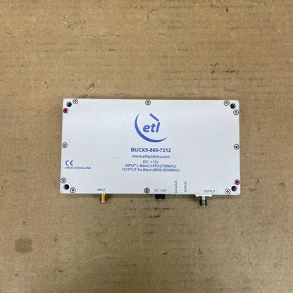 ETL BUCX5-860-7212 L-Band to Ku-Band Block Up Converter 12V Used