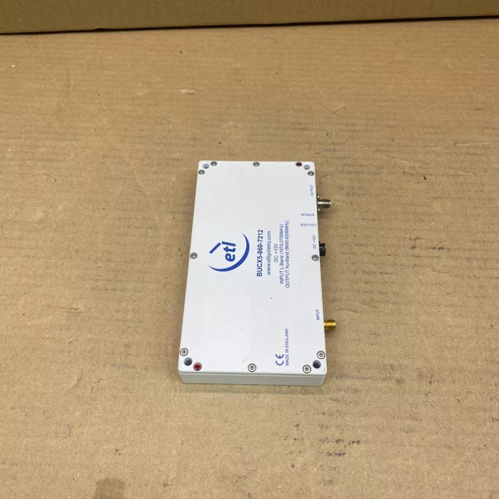 Commercial Block Up Converter ETL BUCX5-860-7212 S-Band to X-Band