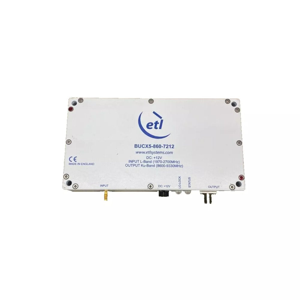 Commercial Block Up Converter ETL BUCX5-860-7212 S-Band to X-Band