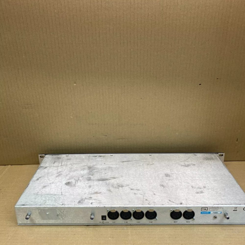 Broadcast Audio Monitor TSL MPA1-BD Analogue AES Rack-Mount Unit