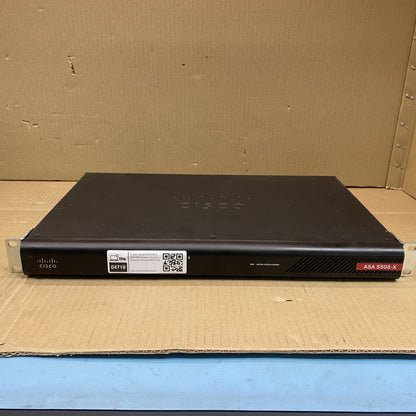 Cisco ASA5508-X Next-Gen Firewall 8-Port Ethernet Security 1U Rack-Mount