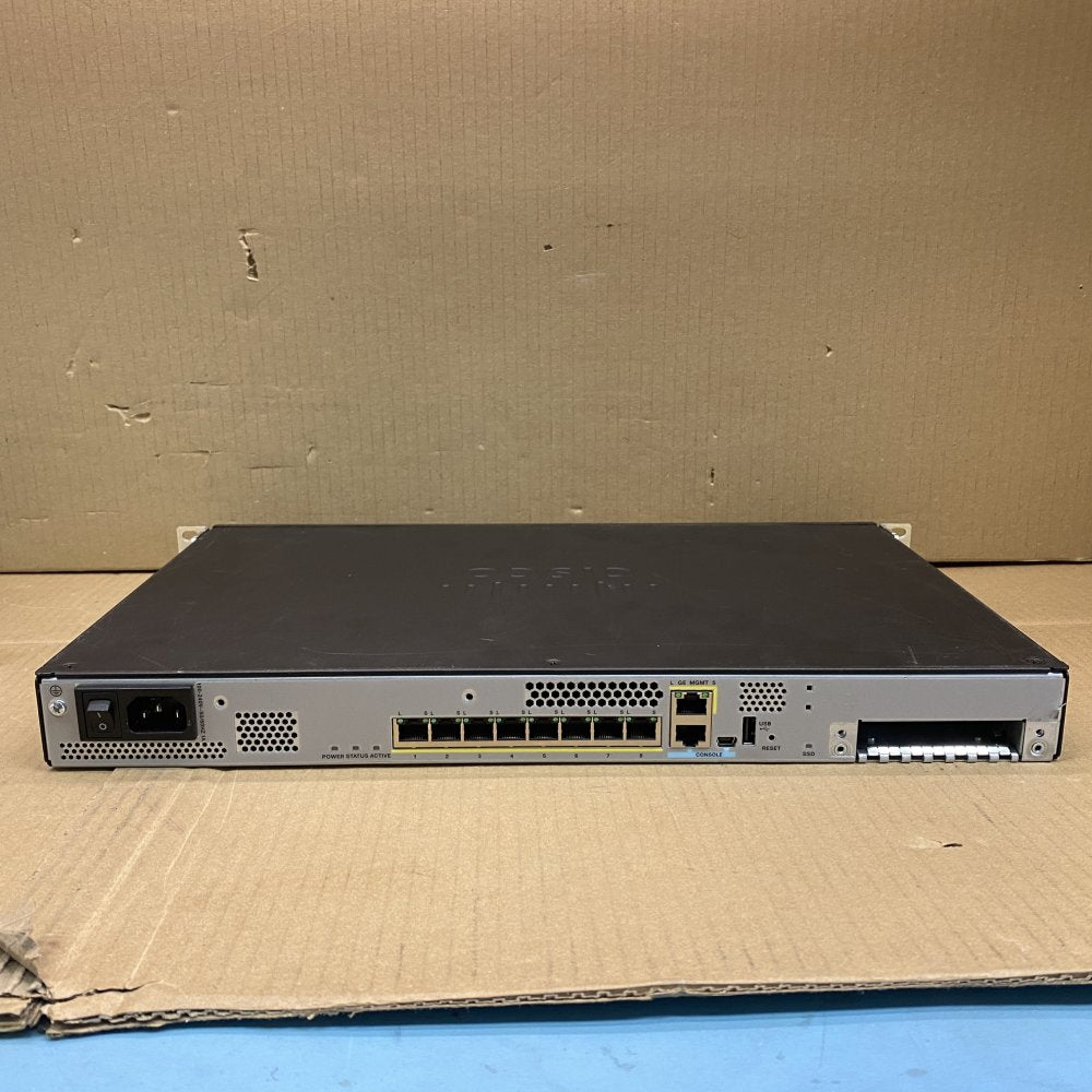 Cisco ASA5508-X Next-Gen Firewall 8-Port Ethernet Security 1U Rack-Mount