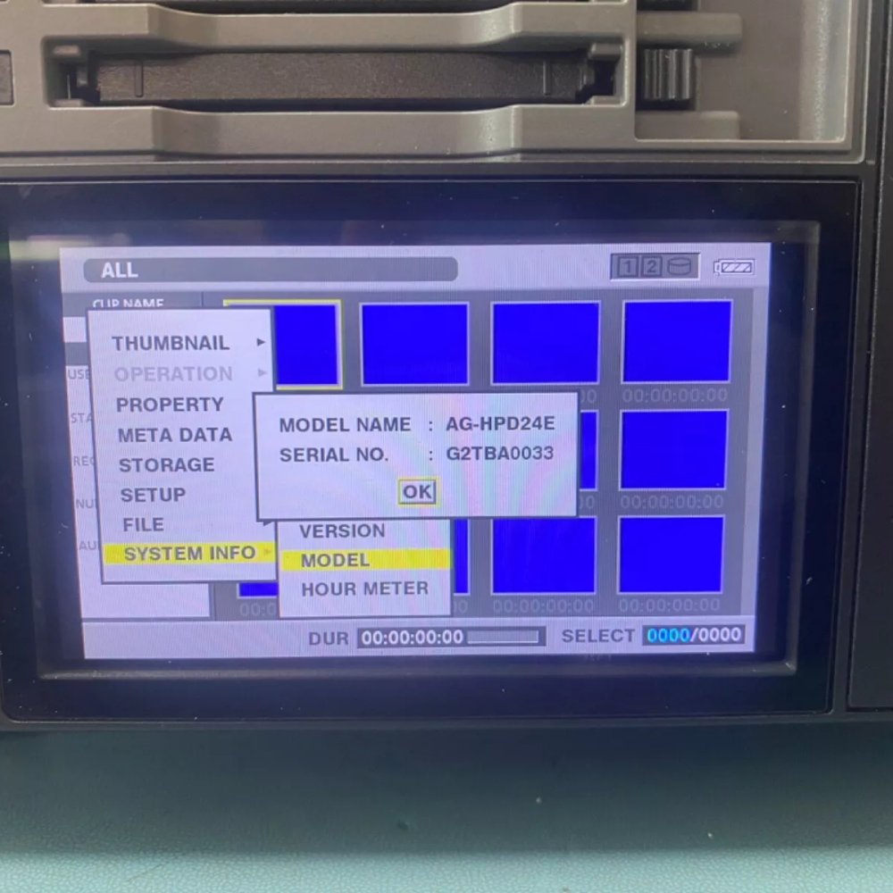 Panasonic AVC-Intra Deck Recorder AG-HPD24 SDI HDMI Broadcast 1080p