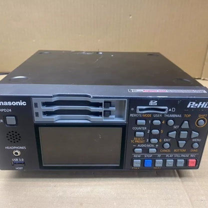 Panasonic AVC-Intra Deck Recorder AG-HPD24 SDI HDMI Broadcast 1080p