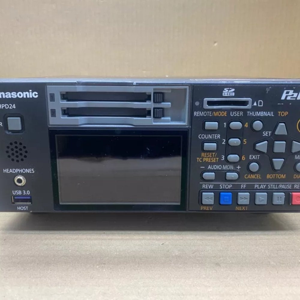 Panasonic AVC-Intra Deck Recorder AG-HPD24 SDI HDMI Broadcast 1080p
