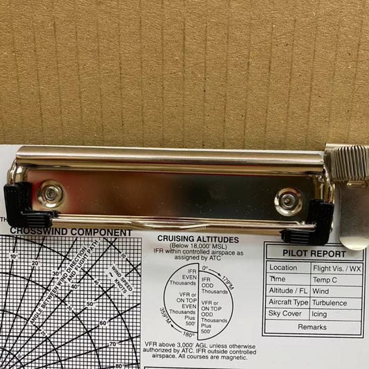 Pilot Aviation Clipboard VFR New Unused Flight Accessory Durable Design