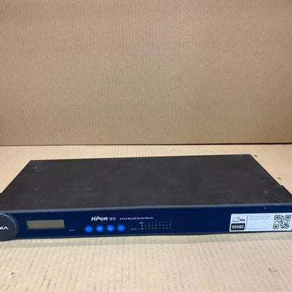 Industrial RS-232 Serial Device Server 8-Port Moxa Rackmount RJ45 100-240V