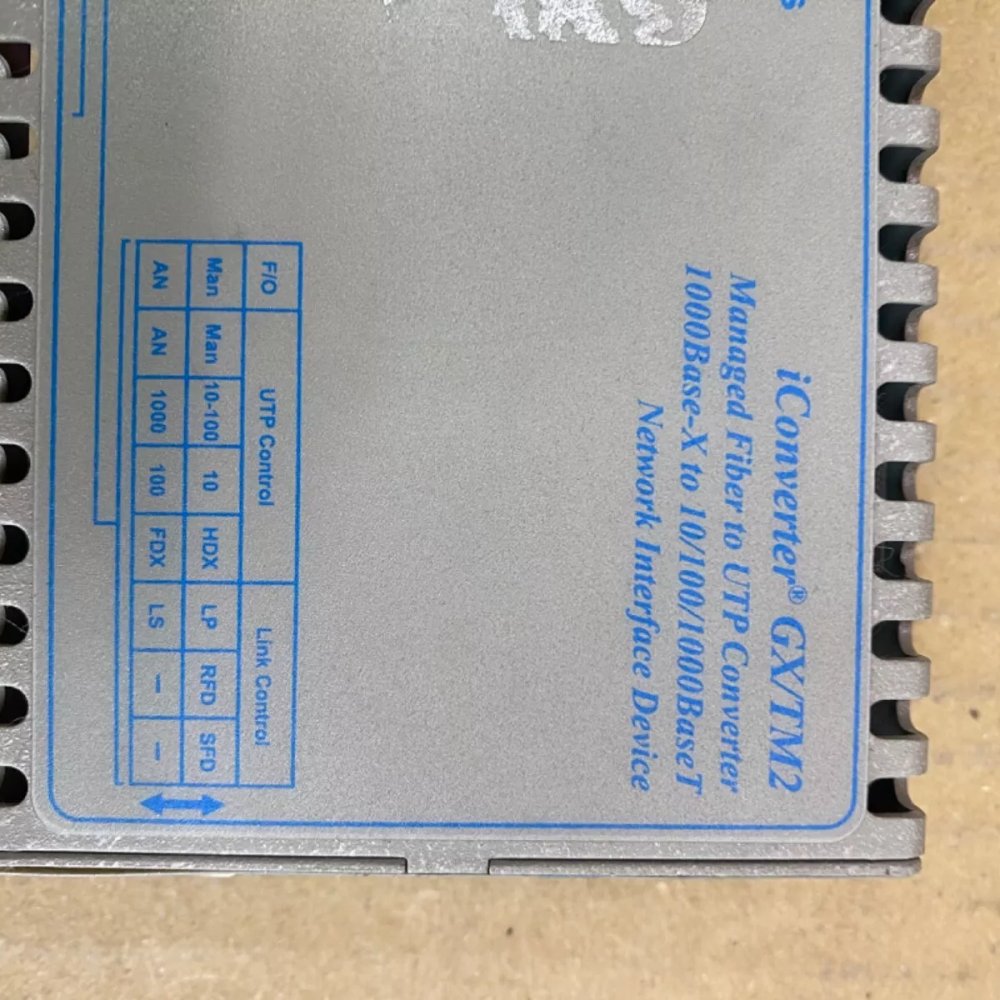 SNMP Fiber Media Converter Gigabit Ethernet 10/100/1000 GX TM2 4K
