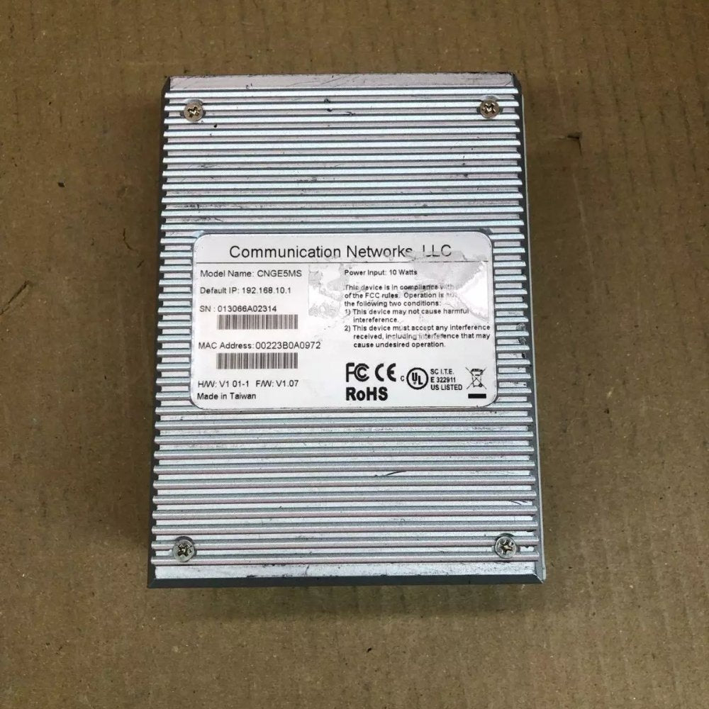 Industrial Managed Ethernet Switch, ComNet CNGE5MS, Gigabit, RJ45 SFP