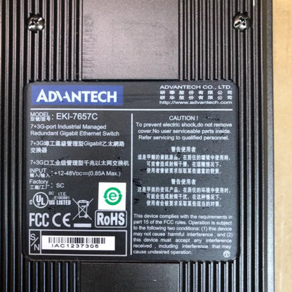 Industrial Ethernet Switch Advantech EKI-7654C 4+2G Ports Ethernet