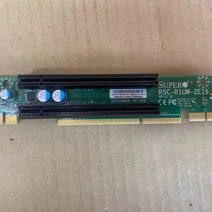 Supermicro PCIe Riser Cards RSC-R1UW-2E16 1U WIO Slot Set, Quad Pack