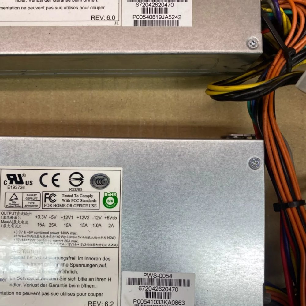 Server Power Supply, Supermicro PWS-0054 SP302-1S 1U 300W, Rack-Mount, 80 PLUS B