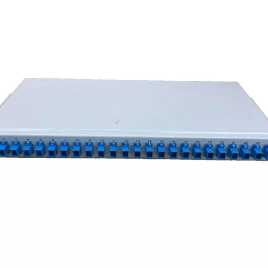 24-Port Single Mode Fiber Optics Patch Panel, Sliding Rackmount, Ethernet