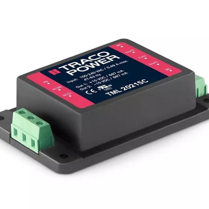 Industrial AC DC Power Supply 12V 2.5A 100-240VAC Traco TML30112C Enclosed