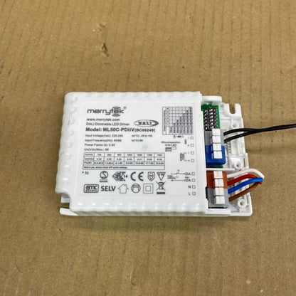 Dimmable Flicker-Free LED Driver, Merrytek ML50C-PDiiV, 50W SELV DALI