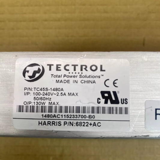 Industrial 48V Power Supply, Tectrol TC45S-1480A 130W Output, Compact Design