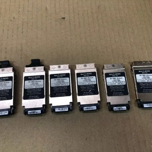 Multi-Mode 850nm SX Transceiver Finisar GBIC Modules x6 Networking Ethernet