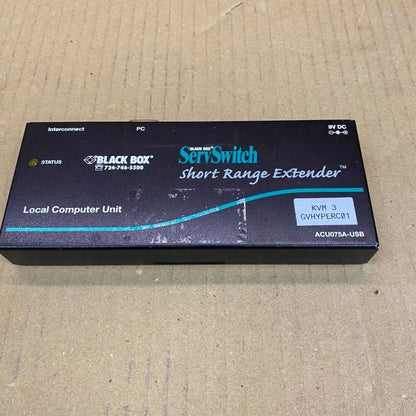 KVM Extender Black Box ACU075A for Keyboard, Mouse, Monitor Up to 22.8m
