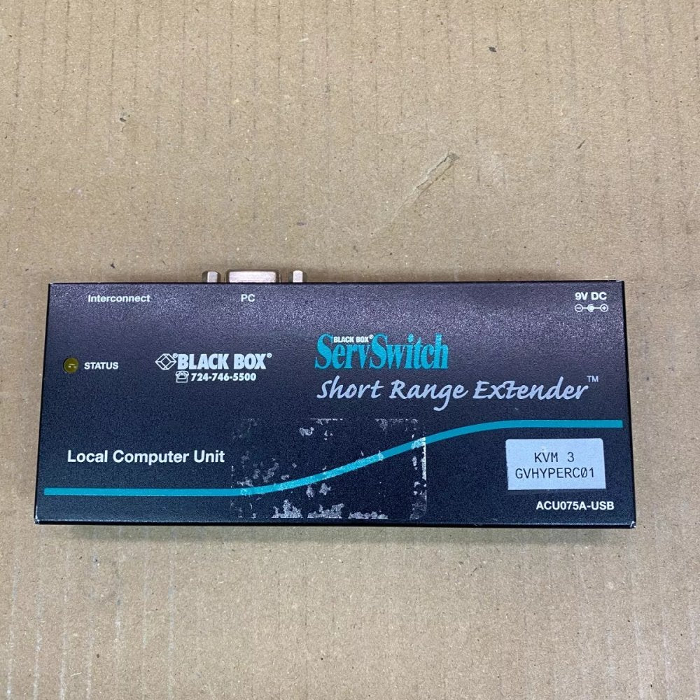 KVM Extender Black Box ACU075A for Keyboard, Mouse, Monitor Up to 22.8m