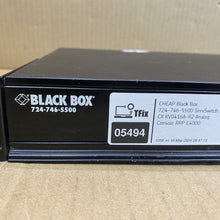 Analog KVM Switch Black Box ServSwitch CX KV0416A-R2 Ethernet Rack-Mount