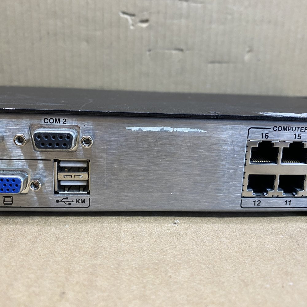Black Box ServSwitch CX KV0416A-R2 16-Port Rackmount Analog KVM Switch - Used
