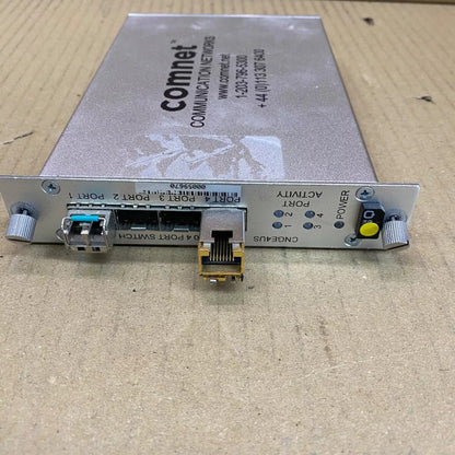 Industrial Ethernet Switch, Gigabit, ComNet CNGE4US, 4-Port, LED, Rugged