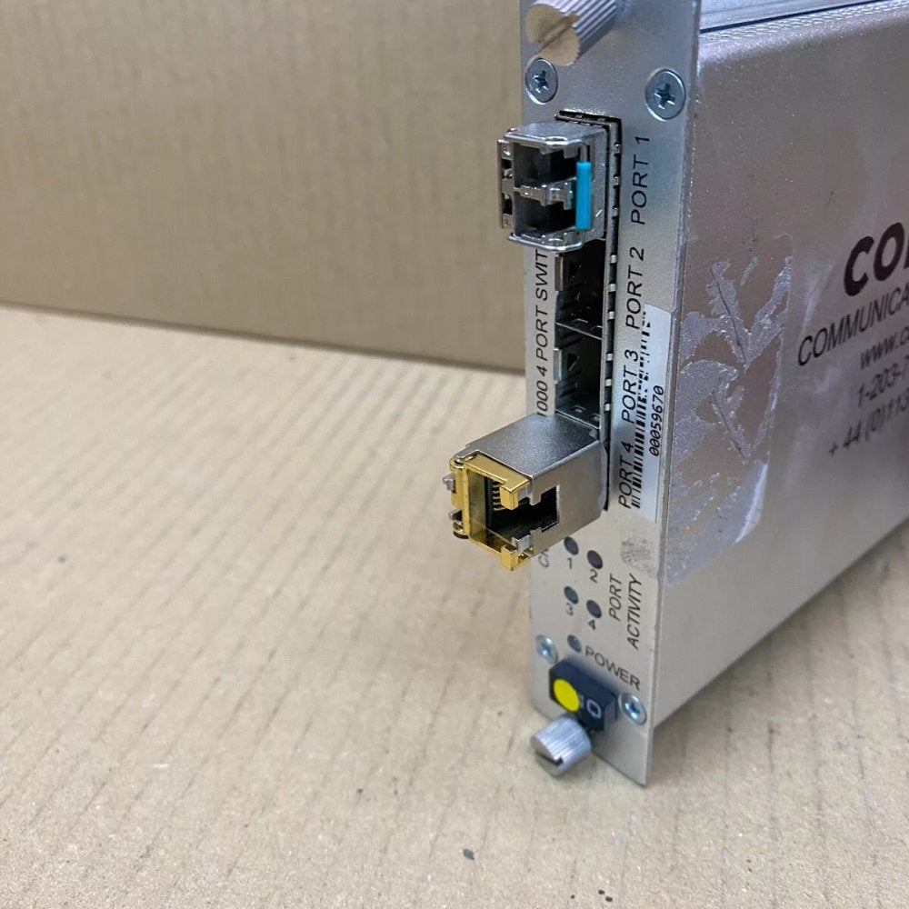 Industrial Ethernet Switch, Gigabit, ComNet CNGE4US, 4-Port, LED, Rugged