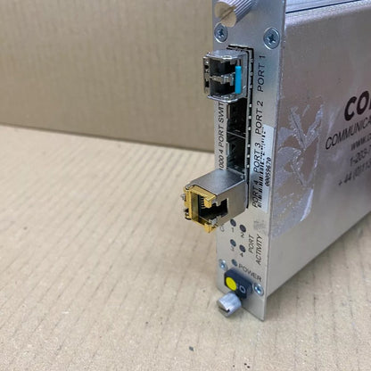 Industrial Ethernet Switch, Gigabit, ComNet CNGE4US, 4-Port, LED, Rugged