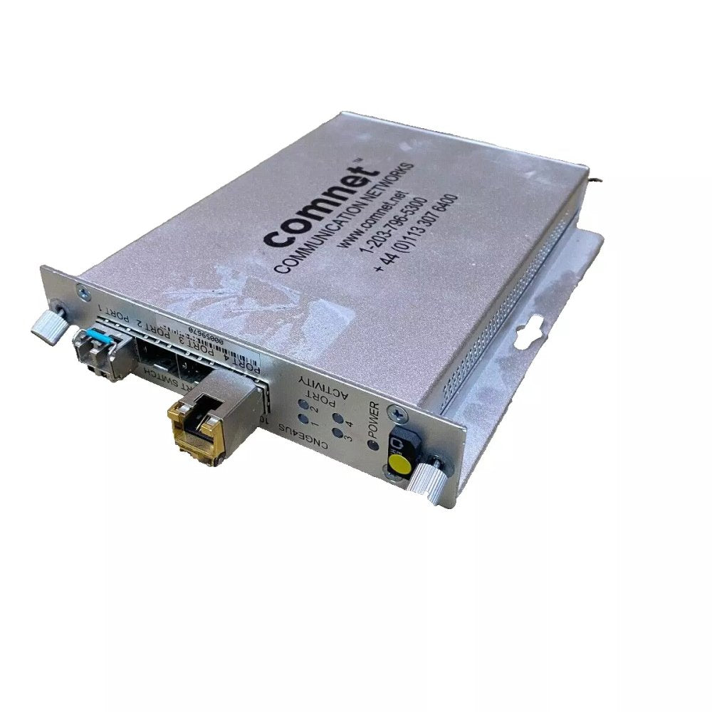 Industrial Ethernet Switch, Gigabit, ComNet CNGE4US, 4-Port, LED, Rugged