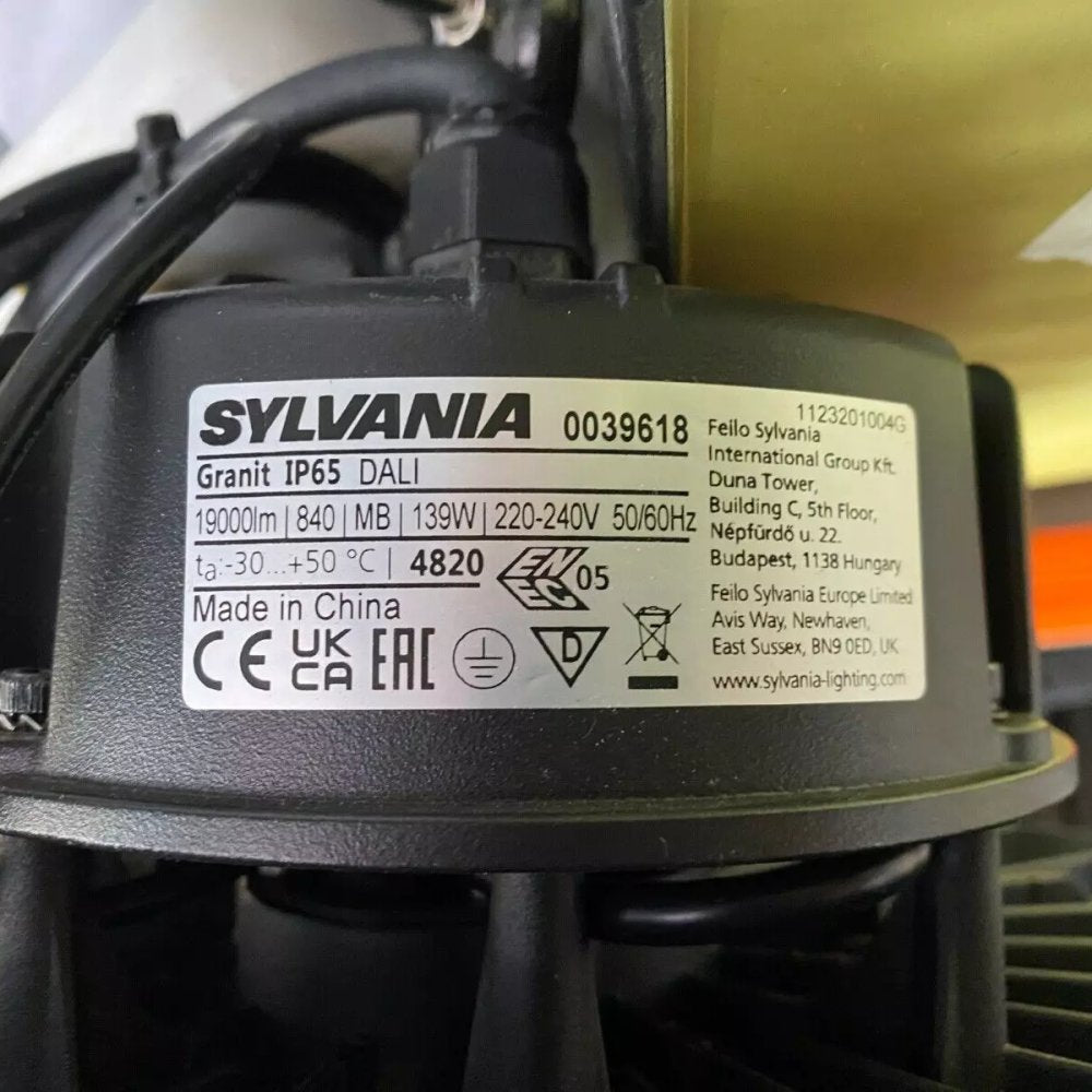 Industrial LED Highbay Light, Sylvania Granit IP65 DALI, 4000K 19500LM