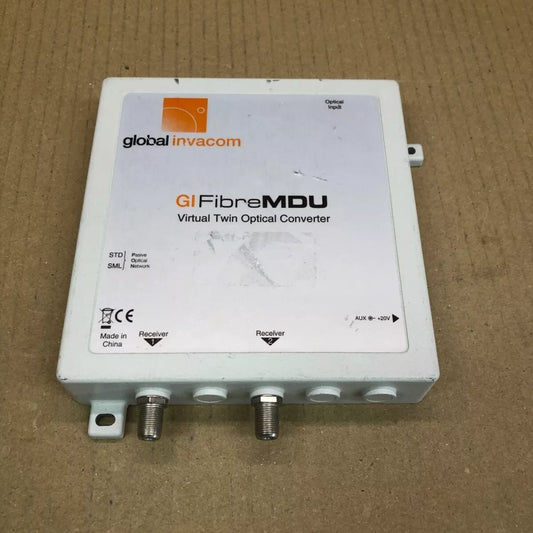 Broadcast Twin Optical Fiber Converter, Invacom FibreMDU Digital System