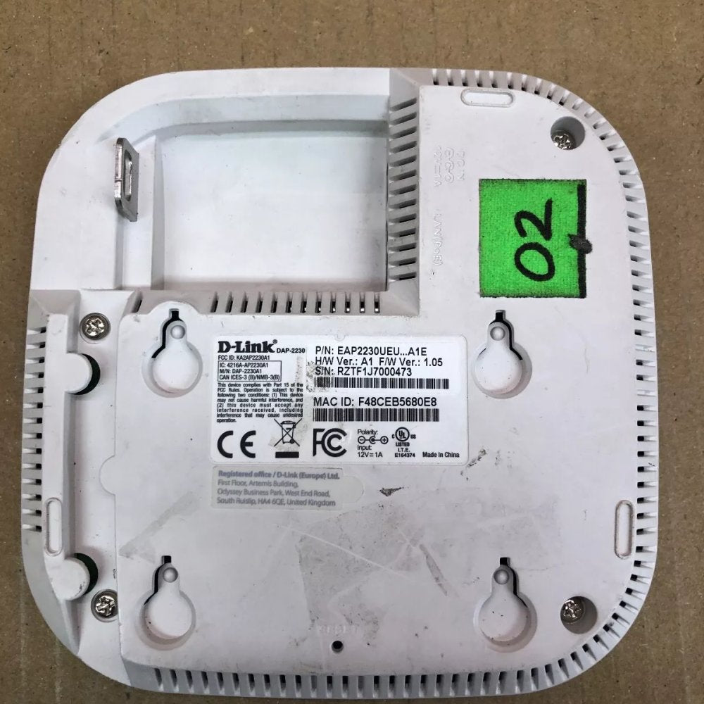 Wireless N PoE Access Point D-Link DAP-2230 Ethernet Connectivity