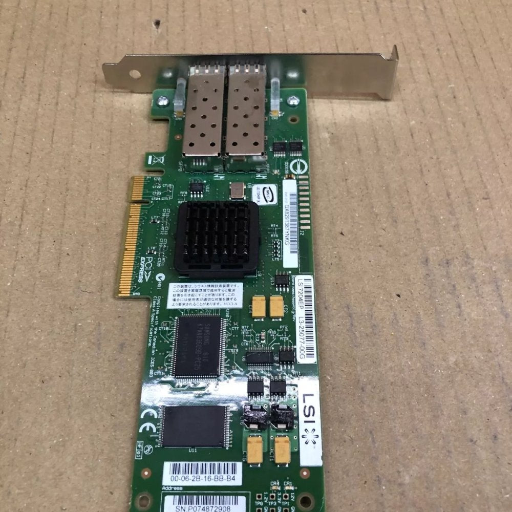 Enterprise Storage Fibre Channel Adapter LSI 7204EP 4Gb 1080p Ethernet