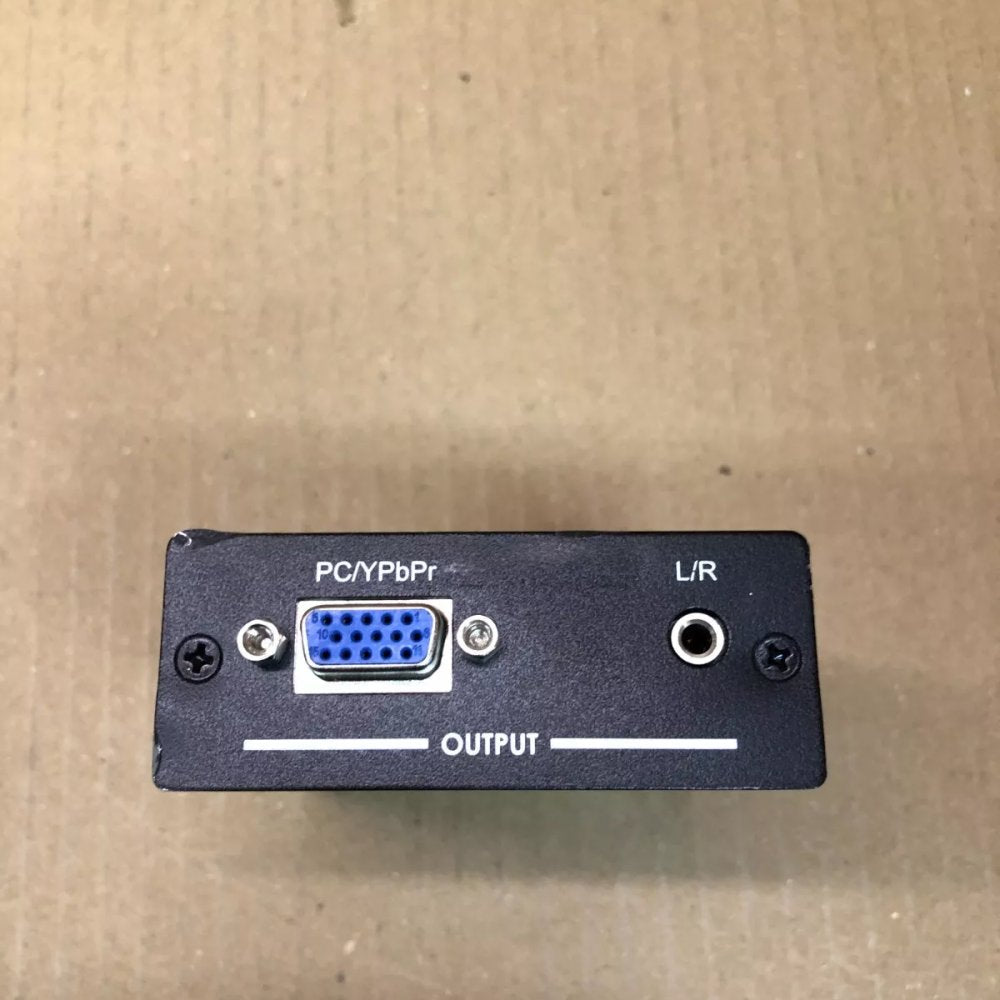 HDMI to VGA 1080p Converter Adapter with Audio Support, High Resolution