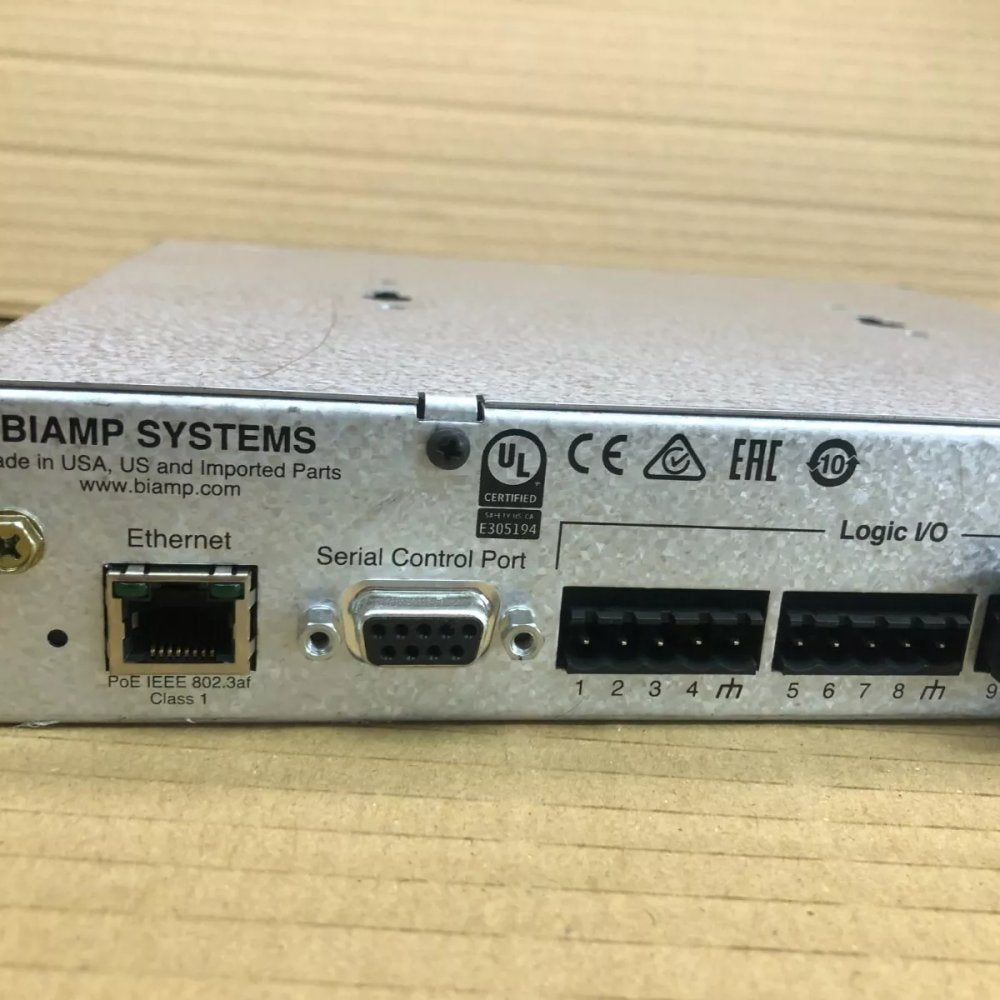 Professional AVB PoE Logic Box Biamp Tesira EX-LOGIC 16 IO Serial Port