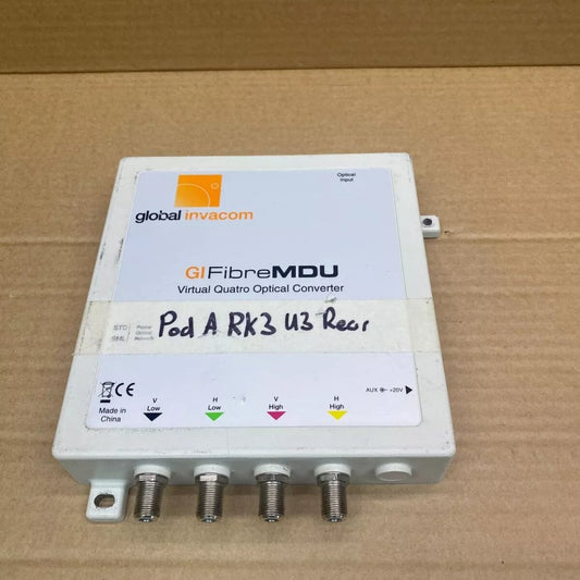 Professional Fibre Optic to Satellite Converter, Global Invacom MDU