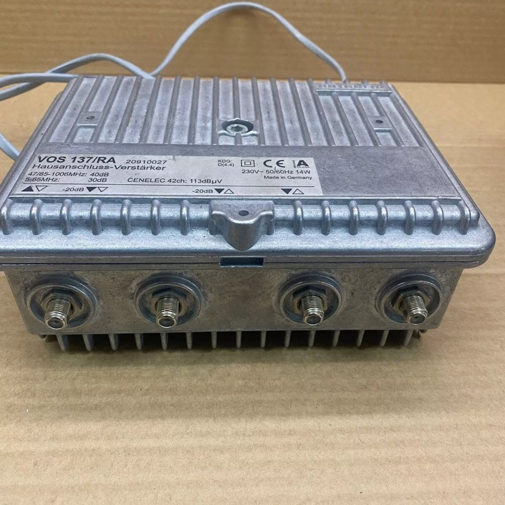 Professional Amplifier Kathrein VOS 137/RA 40dB 47-1006 MHz F-Connectors