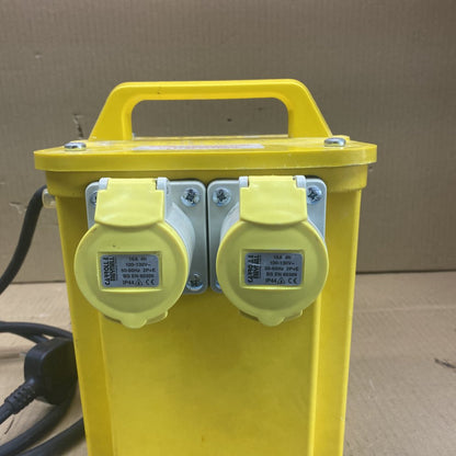 Portable Transformer Carroll & Meynell 1.5kVA 230V to 110V IP44 Tool