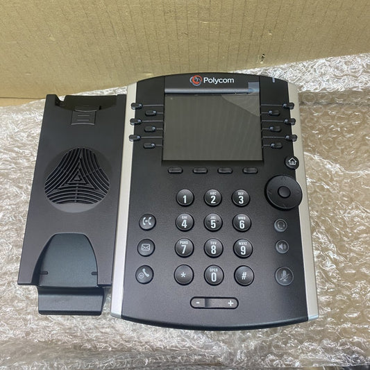 VoIP IP Phone Polycom VVX 411 12-Line PoE with HD Voice & Display