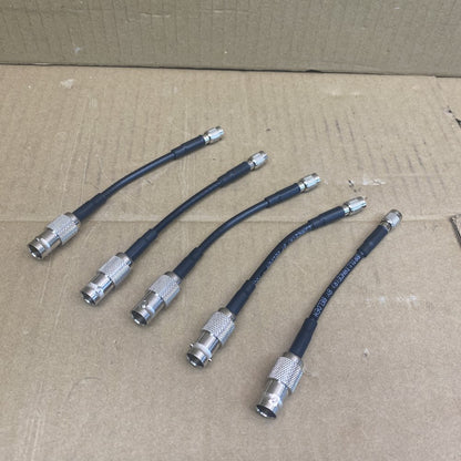 Coaxial Cable DIN 1.0/2.3 to BNC Female High-Durability 5-Pack 13cm Length