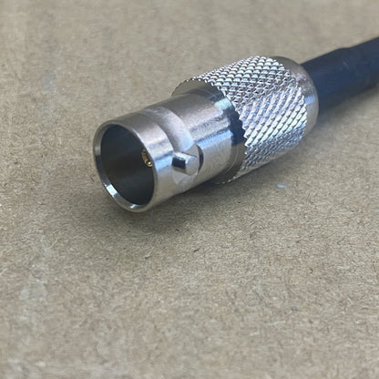 Coaxial Cable DIN 1.0/2.3 to BNC Female High-Durability 5-Pack 13cm Length