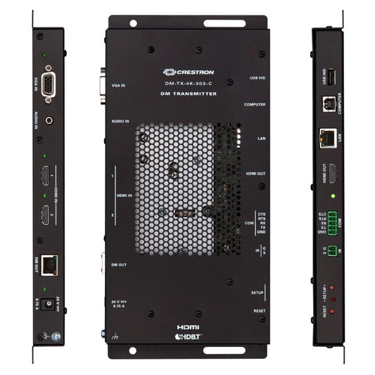 DigitalMedia Transmitter Crestron 4K HDR HDMI VGA HDBaseT DM-TX-4K-302-C