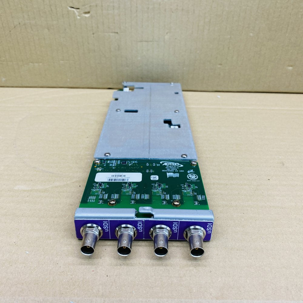 Video Decoder Carrier ADtec Digital 4x 3G-SDI BNC Outputs Redundancy