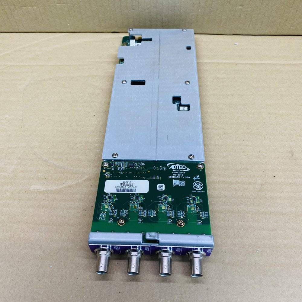 Video Decoder Carrier ADtec Digital 4x 3G-SDI BNC Outputs Redundancy