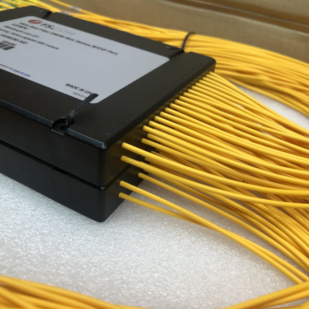 Dual Fiber LC/APC Expansion Port Module DWDM Mux/Demux FS 16-Channel