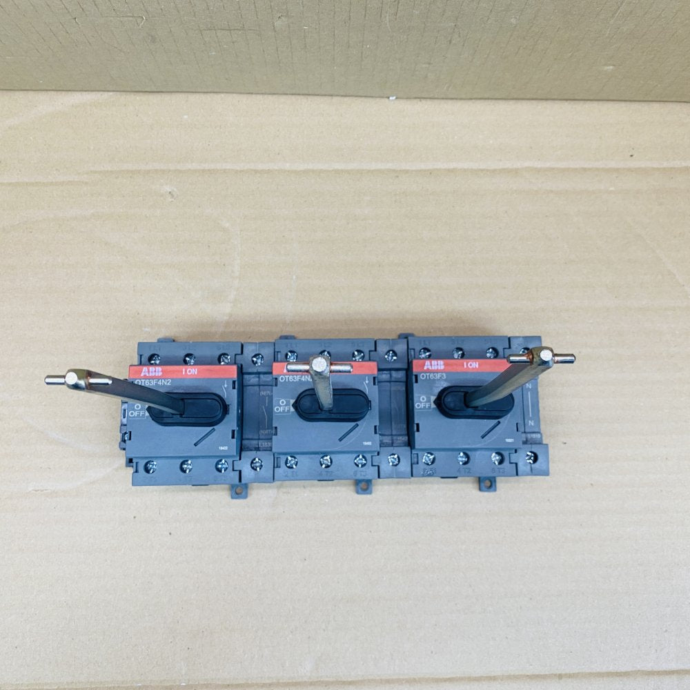Isolator Switch Industrial ABB 4-Pole DIN Rail 63A 22kW IP20 Non-Fused