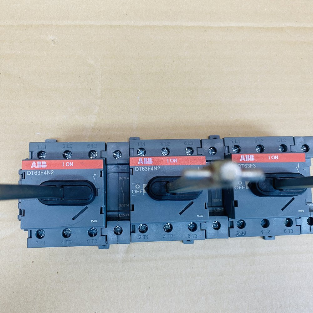 Isolator Switch Industrial ABB 4-Pole DIN Rail 63A 22kW IP20 Non-Fused